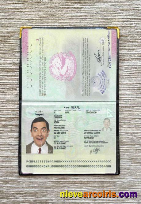 Nepal passport photolook